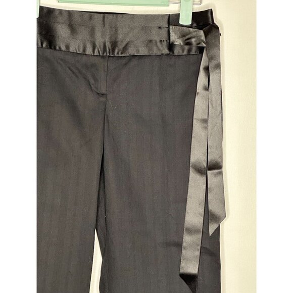 NWT LOFT Womens 2p Tuxedo Pants Black Formal Party Dressy Glam Holiday New Years - Picture 8 of 15